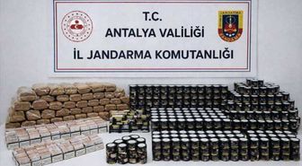 Alanya'da kaçak tütün operasyonu düzenlendi