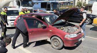 Alanya'da polisin 'dur' ihtarına uymayan sürücüye 357 bin lira ceza uygulandı