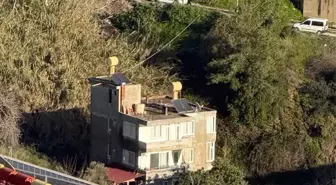 Alanya'da su baskını olan Dim Barajı'nın çevresindeki evler boşaltıldı