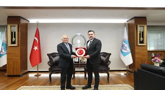Alperen Ocakları Genel Başkanı Kocaman'dan Büyükkılıç'a ziyaret