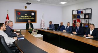 Amasya'da eğitim değerlendirme toplantısı yapıldı