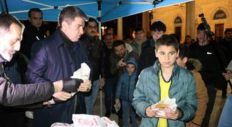 Amasya'da 'Geleneksel Simit İkramı' programı düzenlendi