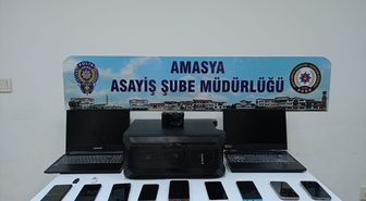 Amasya merkezli kredi kartı dolandırıcılığı operasyonunda 4 zanlı yakalandı