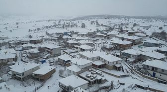 Amasya'nın yüksek kesimlerinde kar etkili oldu
