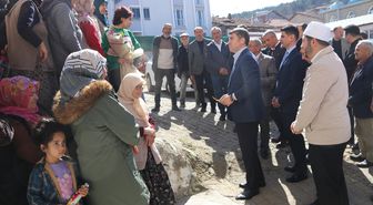 Amasya Valisi Bakan'dan Taşova'da Şahinler köyüne ziyaret