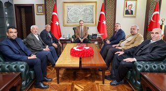 Anadolu Güvenlik Korucuları ve Şehit Aileleri Konfederasyonundan Vali Kızılkaya'ya ziyaret