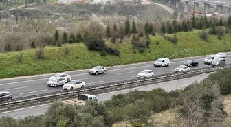 Anadolu Otoyolu Kocaeli, Sakarya ve Düzce kesiminde yoğunluk yaşanıyor