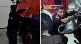 'Anam anam benim evim' diyerek koşan itfaiyeci hayatının şokunu yaşadı