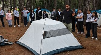 Antalya Büyükşehir Belediyesi izcileri kampta buluştu