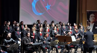 Antalya'da şehit ve gazi yakınlarından keçe sergisi ve konser