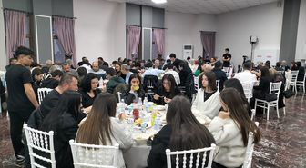 Antalya'da yaşayan mühtediler iftar sofrasında buluştu