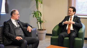 Antalya Defterdarı Karayılan, ATB Başkanı Çandır'ı ziyaret etti