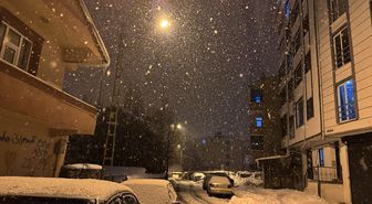 Ardahan'da kar yağışı etkili oldu