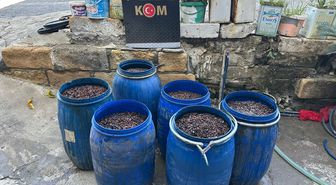 Arsuz ilçesinde 1510 litre sahte içki ele geçirildi