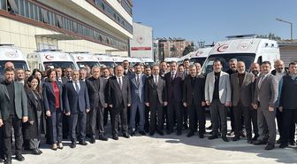 Aydın'da 112 Acil Sağlık filosuna 16 ambulans eklendi