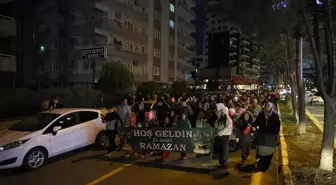 Aydın'da ramazan ayı fener alayı ile karşılandı