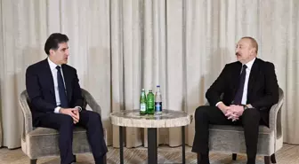 Azerbaycan Cumhurbaşkanı Aliyev ile IKBY Başkanı Barzani Münih'te görüştü