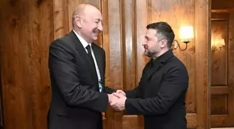 Azerbaycan Cumhurbaşkanı Aliyev ile Ukrayna Devlet Başkanı Zelenskiy Münih'te görüştü