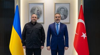 Bakan Fidan Ukrayna Ulusal Güvenlik ve Savunma Konseyi Sekreteri Umerov ile Ankara'da görüştü