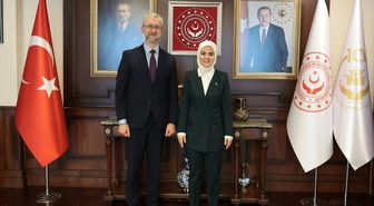 Bakan Göktaş, Ukrayna'nın Ankara Büyükelçisi Celal ile görüştü