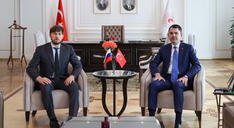 Bakan Kurum, Rusya İklim Değişikliği Özel Temsilcisi Ruslan Edelgeriyev ile görüştü