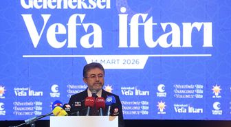 Bakan Yumaklı, Kahramanmaraş'ta 'Vefa İftarı'nda konuştu Açıklaması