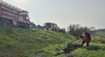 Balıkesir'de otomobilin devrilmesi sonucu 1 kişi yaralandı