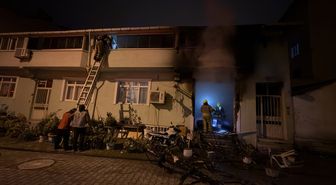 Balıkesir'de pansiyonda çıkan yangın söndürüldü