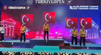 Balıkesirli tekvandocular uluslararası şampiyonada 8 madalya kazandı