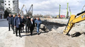 Başkan Büyükkılıç, DSİ-Yeni Sanayi Katlı Kavşak Projesi'ni inceledi