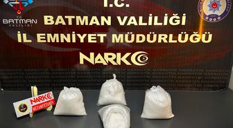 Batman'da bir araçta 4 kilo 50 gram metamfetamin ele geçirildi