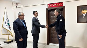 Bayat'ta bayramlaşma töreni düzenlendi
