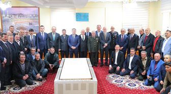 Bayburt'ta bayramlaşma programı düzenlendi