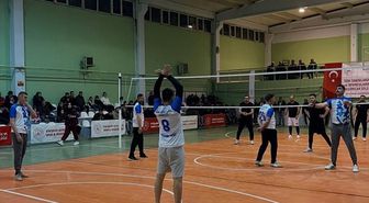 Beylikova'da kurumlar arası voleybol turnuvası başladı