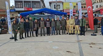 Beypazarı'da 1500 fidan dağıtıldı