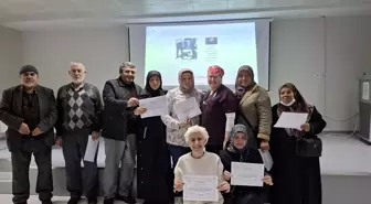 Biga'da "Diyabet Okulu" eğitimini tamamlayanlara belgeleri verildi