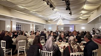 Biga'da muhtarlar iftarda bir araya geldi