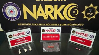 Bilecik'te üzerinde uyuşturucu madde bulunan 4 zanlı yakalandı