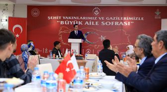 Bitlis'te şehit yakınları ve gaziler 'Büyük Aile Sofrası'nda buluştu