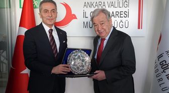 BM Genel Sekreteri Guterres, Ankara İl Göç İdaresi Müdürlüğünü ziyaret etti