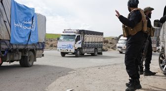 BM, YPG işgalindeki Suriye'nin Aynularab bölgesine 27 tır insani yardım gönderdi