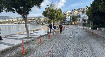 Bodrum Belediyesi plajları yaza hazırlıyor