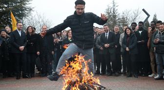 Bolu'da Nevruz Bayramı uluslararası öğrencilerin gösterileri eşliğinde kutlandı