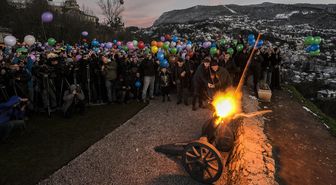 Bosna Hersek'in başkenti Saraybosna'da ramazan, geleneksel top atışıyla karşılandı