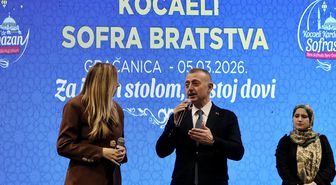 Bosna Hersek'te Kocaeli Büyükşehir Belediyesince iftar programı düzenlendi