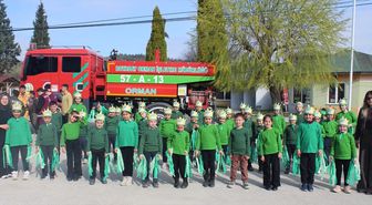 Boyabat'ta fidanlar toprakla buluştu
