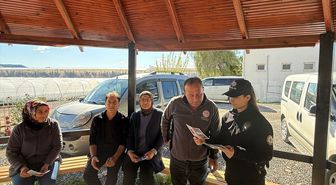 Bozyazı ilçesinde esnaf ve vatandaşlar polis ekiplerince bilgilendirildi