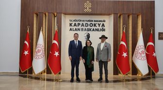 Brezilya'nın Ankara Büyükelçisi Neves, Kapadokya Alan Başkanlığını ziyaret etti