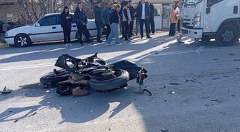 Burdur'da kamyonetle çarpışan motosikletin sürücüsü öldü