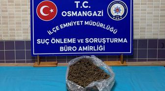 Bursa'da 1 kilo 280 gram esrar ele geçirildi